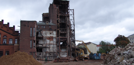 Tiefenenttrümmerung und Rückbau Kesselhaus